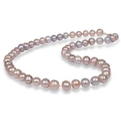 Jwl Luxury Pearls Náhrdelník S Pravými Růžovými Perlami Jl0266