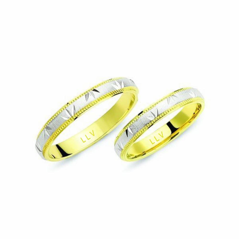 Lillian Vassago Snubní prsteny KG6 Barva zlata: B-R kombinovaná - bílá/růžová image 1