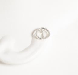 Klára Bílá Jewellery Dámské Náušnice Simple Pecky Stříbro 925/1000
