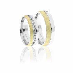 Lillian Vassago Snubní prsteny HV-106 Barva zlata: Bílá