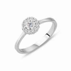 Lillian Vassago Zlatý prsten RMD1013/4 Barva zlata: Bílá, Druh kamene: Zirkon