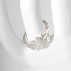 Klára Bílá Jewellery Dámský Stříbrný Prsten Oak S Listem 41 (13,0mm)