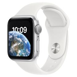 Apple Apple Watch Se 44mm Silver, White Sport