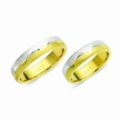 Lillian Vassago Snubní prsteny KG12 Barva zlata: Z-B kombinovaná - žlutá/bílá
