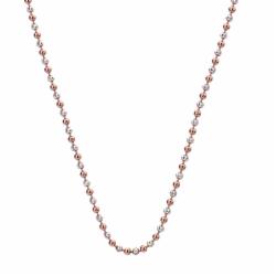 Stříbrný řetízek Hot Diamonds Emozioni Bead Silver Rose 76 CH020