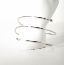 Klára Bílá Jewellery Dámský Stříbrný Universální Náramek Spiral Xxs (14-16cm)