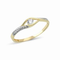 Lillian Vassago Zlatý prsten LLV46-GR017