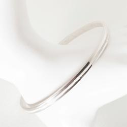 Klára Bílá Jewellery Unisex Stříbrný Náramek Stripe S Pruhem Xxs (14-16cm)