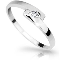 Cutie Diamonds Elegantní Prsten Z Bílého Zlata S Briliantem Dz6725-1284-00-X-2 48 Mm