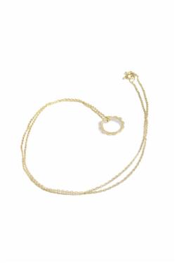 Klára Bílá Jewellery Dámský Zlatý Náhrdelník Spirit 40-45cm