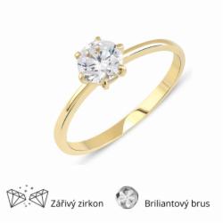 Lillian Vassago Zlatý prsten LLV22-GR012Y