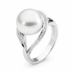 Olivie Stříbrný Prsten Velká Perla 5349 Velikost Prstenů: 6 (Eu: 51-53)