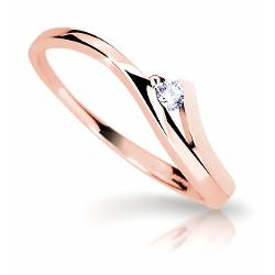 Cutie Diamonds Půvabný Prsten Z Růžového Zlata S Briliantem Dz6818-1718-00-X-4 48 Mm