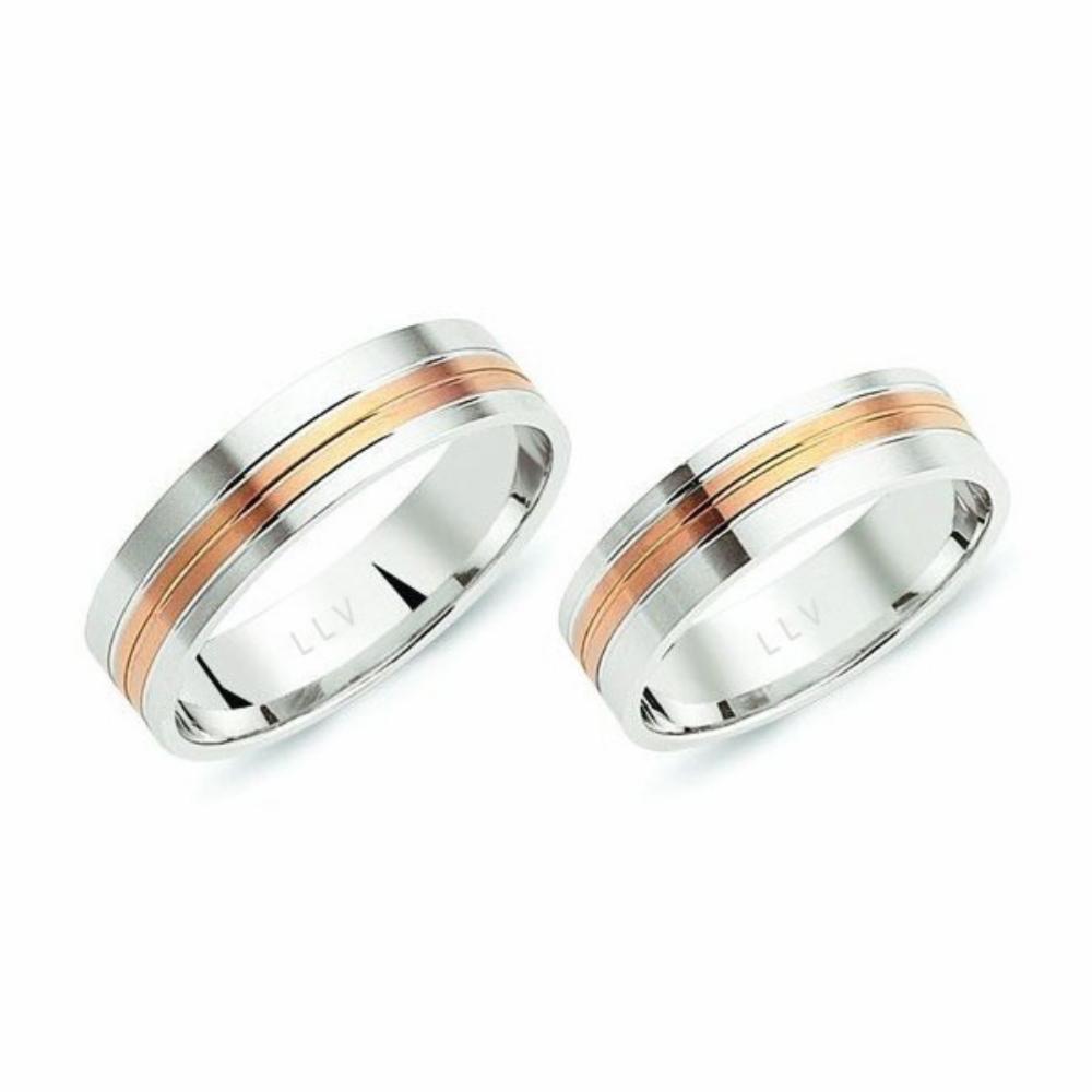Lillian Vassago Snubní prsteny C1795E Barva zlata: B-R kombinovaná - bílá/růžová image 1