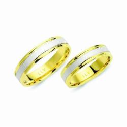 Lillian Vassago Snubní prsteny KG3 Barva zlata: Z-R kombinovaná - žlutá/růžová