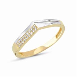 Lillian Vassago Zlatý prsten LLV66-GR093Y