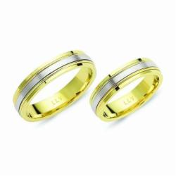 Lillian Vassago Snubní prsteny B1 Barva zlata: Z-B kombinovaná - žlutá/bílá