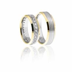 Lillian Vassago Snubní prsteny HV-100 Barva zlata: Bílá