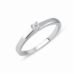 Lillian Vassago Zlatý prsten RMD1011/1 Barva zlata: Bílá, Druh kamene: Zirkon