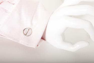 Klára Bílá Jewellery Unisex Stříbrné Minimalistické Manžetové Knoflíčky Simple