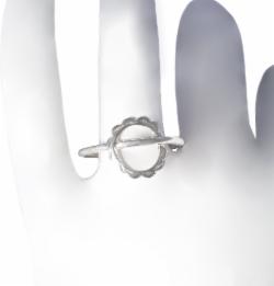 Klára Bílá Jewellery Dámský Stříbrný Prsten Spirit 41 (13,0mm)