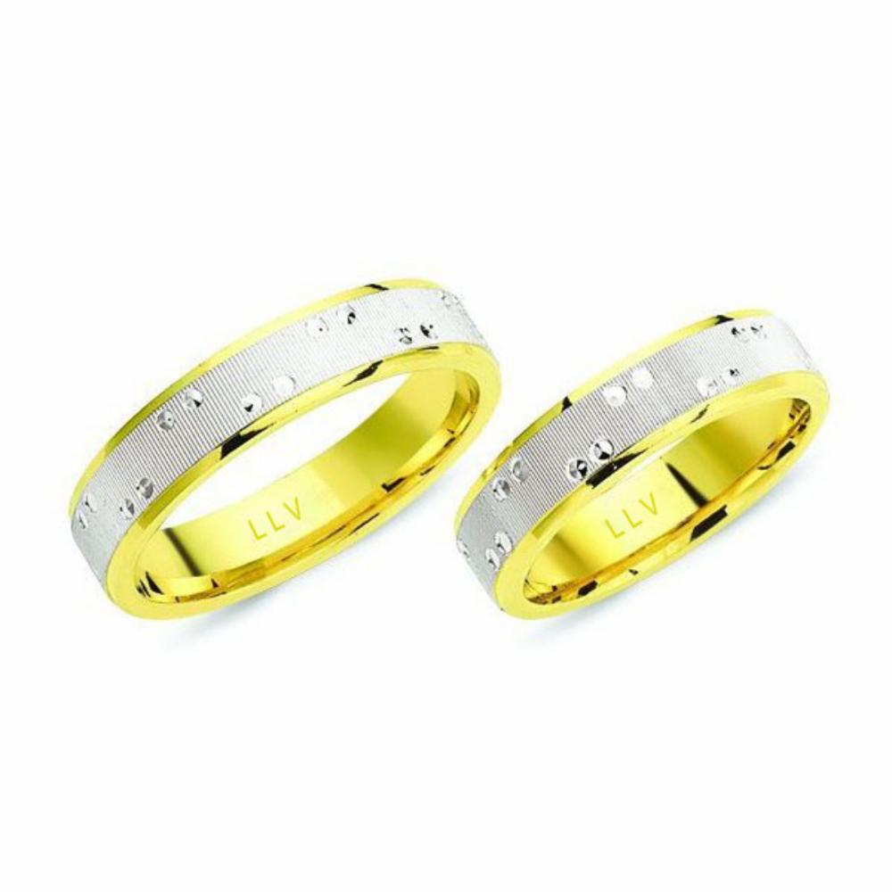 Lillian Vassago Snubní prsteny KG24 Barva zlata: Z-B kombinovaná - žlutá/bílá image 1