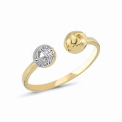 Lillian Vassago Zlatý prsten LLV66-GR097Y
