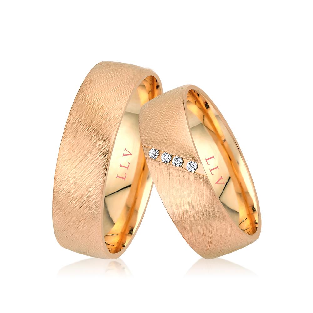 Lillian Vassago Snubní prsteny AMG1034 Barva zlata: Bílá, Druh kamene: Zirkony image 1