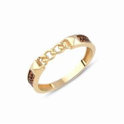 Lillian Vassago Zlatý prsten LLV77-GR002