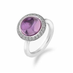 Stříbrný prsten Hot Diamonds Emozioni Laghetto Pink ER014/K o 50 b