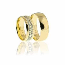 Lillian Vassago Snubní prsteny HV-113 Barva zlata: Bílá