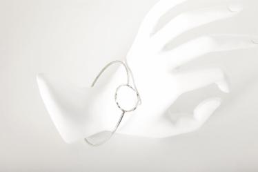 Klára Bílá Jewellery Dámský Minimalistický Náramek Implicate Xxs (14-16cm), Zlato 585/1000