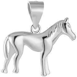 Beneto Stříbrný Přívěsek Kůň Agh92
