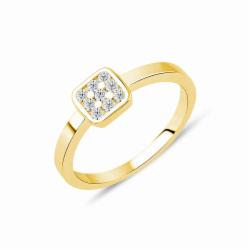 Lillian Vassago Zlatý prsten RMD1019/2 Barva zlata: Žlutá, Druh kamene: Zirkon