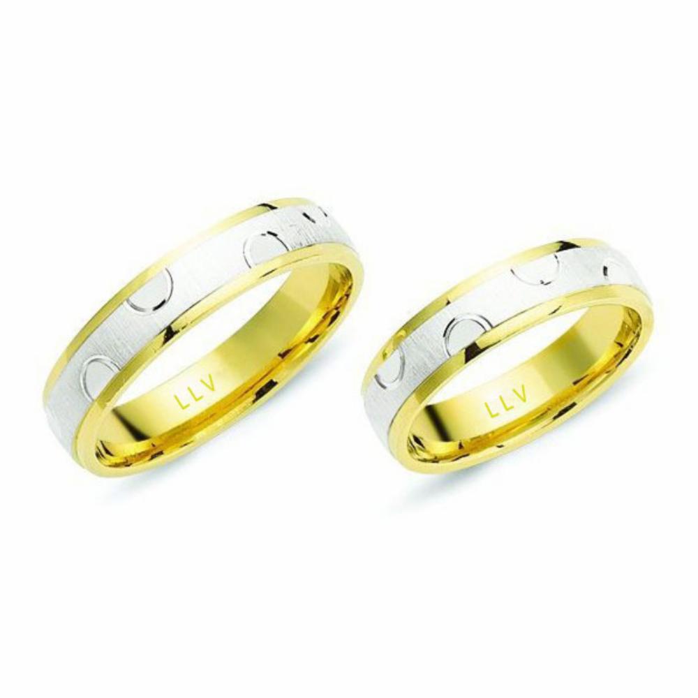 Lillian Vassago Snubní prsteny KG8 Barva zlata: B-R kombinovaná - bílá/růžová image 1