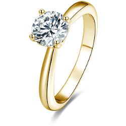Beneto Pozlacený Stříbrný Prsten S Krystaly Agg202 50 Mm