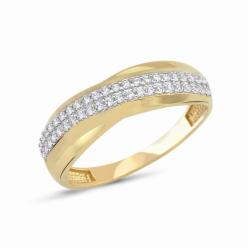 Lillian Vassago Zlatý prsten LLV66-GR089Y