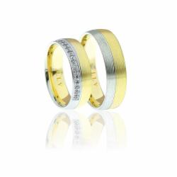 Lillian Vassago Snubní prsteny FS-4010 Barva zlata: Z-R kombinovaná - žlutá/růžová
