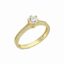 Lillian Vassago Zlatý prsten LLV03-ENGR0776Y
