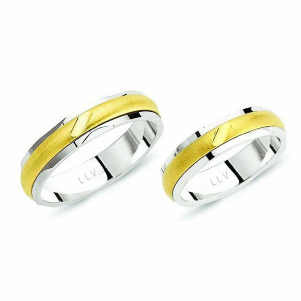 Lillian Vassago Snubní prsteny B21 Barva zlata: Z-B kombinovaná - žlutá/bílá image 1