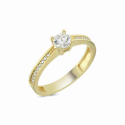 Lillian Vassago Zlatý prsten LLV03-ENGR0805Y