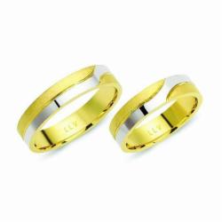 Lillian Vassago Snubní prsteny KG9 Barva zlata: Z-B kombinovaná - žlutá/bílá