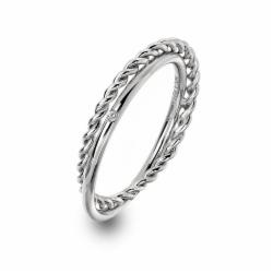 Stříbrný prsten Hot Diamonds Jasmine DR210 o 60 b