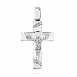 Olivie Stříbrný Přívěsek Křížek S Ježíšem 4191