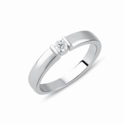 Lillian Vassago Zlatý prsten RMD1003/2 Barva zlata: Bílá, Druh kamene: Zirkon