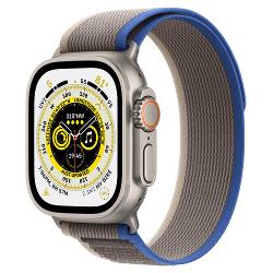 Apple Apple Watch Ultra Cellular 49mm Titan, Blue/Gray Trail Loop, M/L