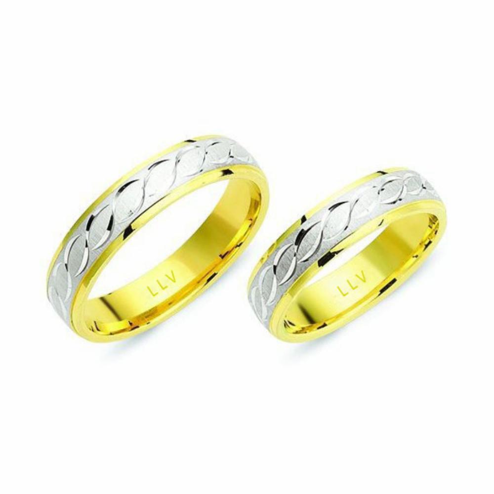Lillian Vassago Snubní prsteny KG1 Barva zlata: Bílá image 1
