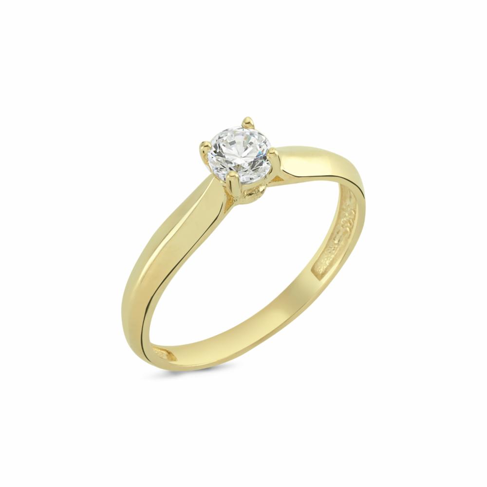 Lillian Vassago Zlatý prsten LLV03-ENGR0814Y image 1