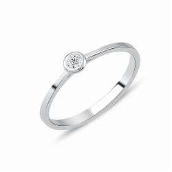 Lillian Vassago Zlatý prsten RMD1004/1 Barva zlata: Bílá, Druh kamene: Zirkon