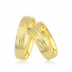Lillian Vassago Snubní prsteny AMG1028 Barva zlata: Růžová, Druh kamene: Zirkony